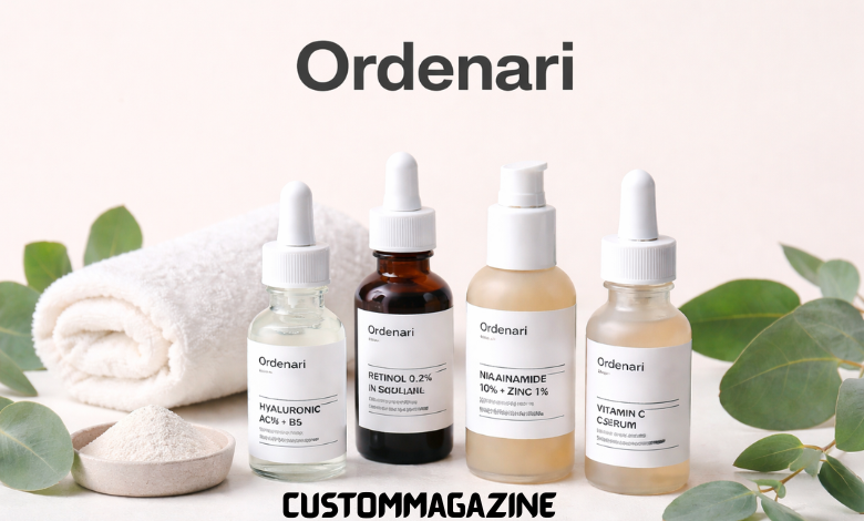 Ordenari: A Simple and Affordable Approach to Ingredient-Focused Skincare